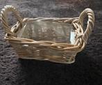 Rieten mand, 25x18x12cm hoog, nieuw, Mand, Nieuw, Ophalen of Verzenden, Riet