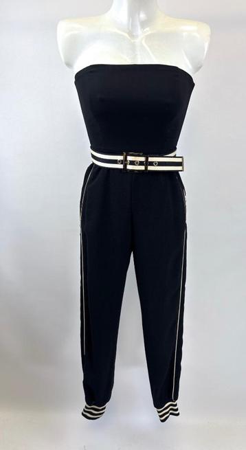 ELISABETTA FRANCHI zwart jumpsuit + riem  Maat IT 40 - EU 34 beschikbaar voor biedingen
