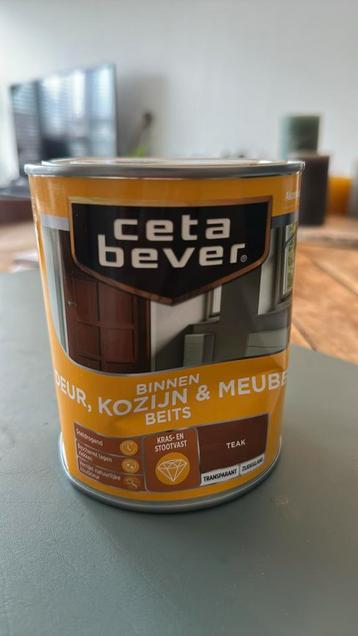 Ceta bever deur kozijn meubel binnen beits kleur teak beschikbaar voor biedingen
