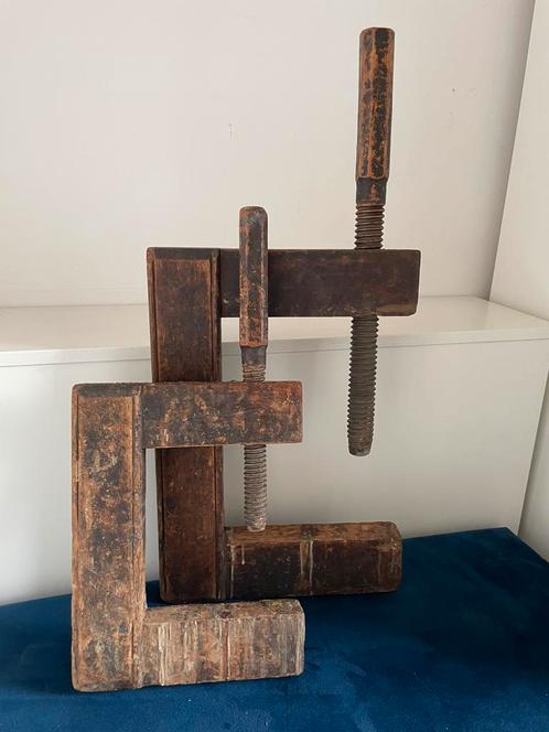 Set antieke eikenhouten lijmklemmen | 1920’s-1930’s, Antiek en Kunst, Antiek | Gereedschap en Instrumenten, Ophalen