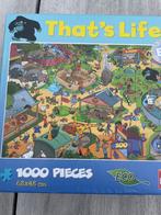 That’s life puzzel 1000 stukjes dierentuin / Goliath, Ophalen of Verzenden, 500 t/m 1500 stukjes, Zo goed als nieuw, Legpuzzel
