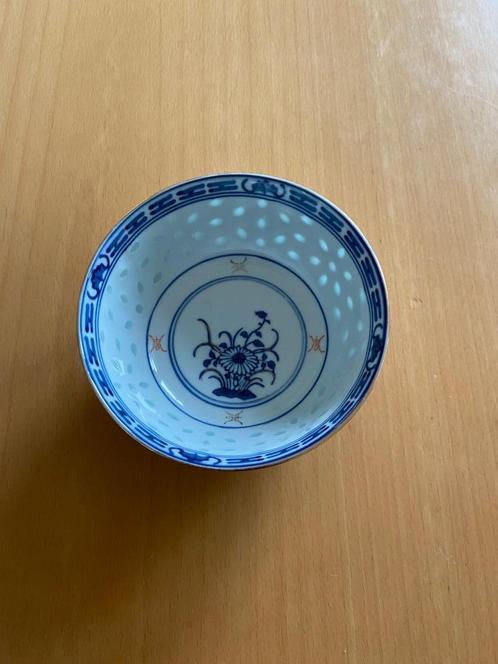 Chinese Wanyu rijstajour theekommetje, Antiek en Kunst, Antiek | Porselein, Ophalen of Verzenden