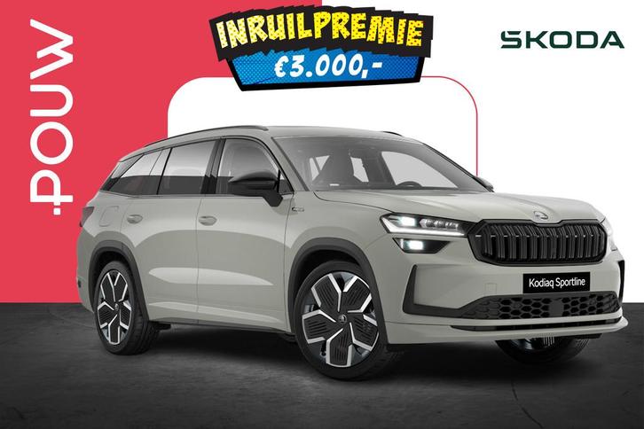 Skoda Kodiaq 1.5 TSI 204pk DSG PHEV Sportline Business | LMV, Auto's, Skoda, Bedrijf, Te koop, Kodiaq, ABS, Achteruitrijcamera