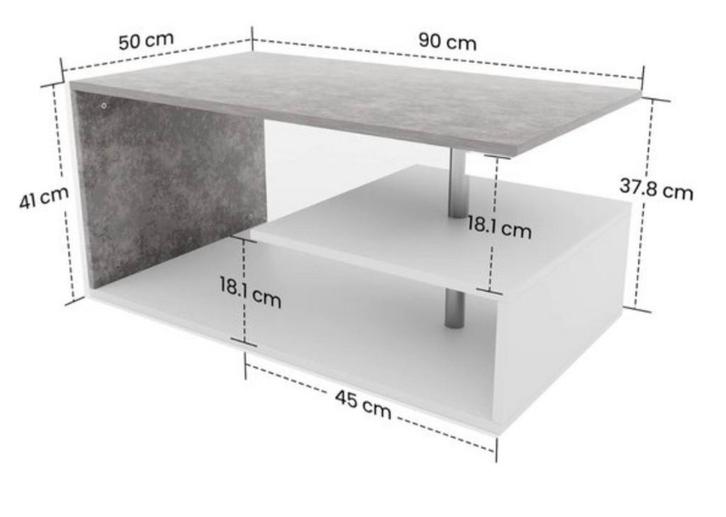 Salontafel te koop, Huis en Inrichting, Tafels | Salontafels, Nieuw, Minder dan 50 cm, 50 tot 100 cm, 50 tot 100 cm, Rechthoekig