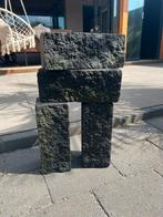 Border/stapelblokken rots motief 30x12x12. 15 stuks, Ophalen, Beton, Minder dan 100 cm