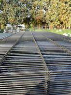 100m 100cm 656 dubbelstaafmat Zwart + Poort Aanbieding, Met poort, Nieuw, Dubbelstaafmat hekwerk, Ophalen of Verzenden