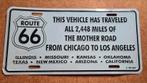 Route 66 bordje, Ophalen of Verzenden, Zo goed als nieuw