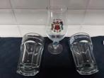 Hoegaarden ( de Kluis) bierglazen 3 stuks, Ophalen of Verzenden, Glas of Glazen, Overige merken