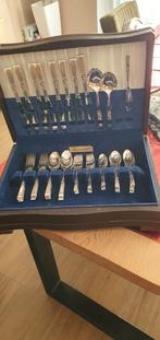 antiek bestek in houten kist, Ophalen of Verzenden