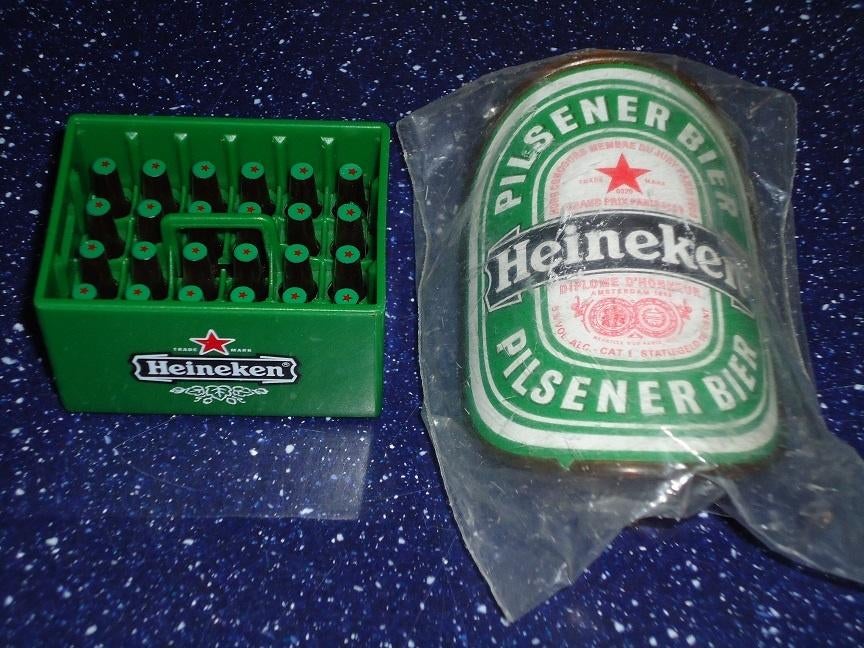 2 flesopeners van heineken nieuw, Verzamelen, Biermerken, Ophalen of Verzenden, Nieuw, Flesopener, Heineken