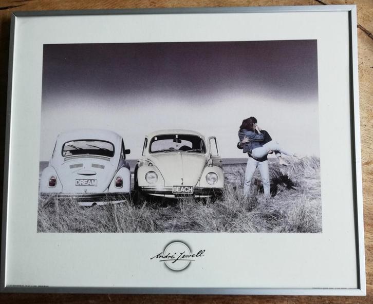 VW/VOLKSWAGEN/BUG/KEVER. André Jewell. Litho. 51/41 cm., Antiek en Kunst, Kunst | Litho's en Zeefdrukken, Ophalen