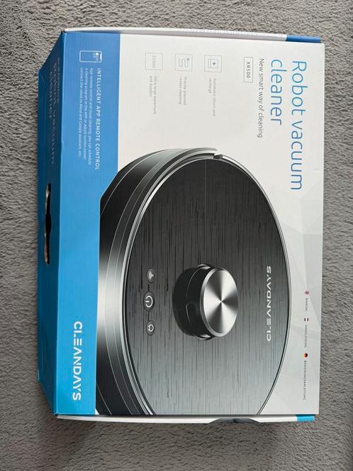 Cleandays robotstofzuiger met dweilfunctie, Witgoed en Apparatuur, Stofzuigers, Zo goed als nieuw, Robotstofzuiger, Minder dan 1200 watt