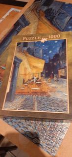 Vincent van Gogh - café terras bij nacht, Ophalen of Verzenden, 500 t/m 1500 stukjes, Gebruikt, Legpuzzel