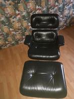Eames Lounge Chair met Voetenbank Replica ., Huis en Inrichting, Ophalen, Zo goed als nieuw, Design klassiek, 50 tot 75 cm
