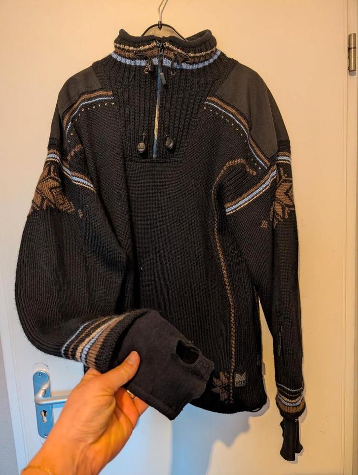 Dale of Norway Windstopper Trui L, Kleding | Heren, Truien en Vesten, Zo goed als nieuw, Maat 52/54 (L), Zwart, Ophalen of Verzenden