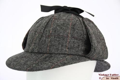 Deerstalker Sherlock Holmes pet grijs maten 60 en 61 nieuw, Kleding | Heren, Carnavalskleding en Feestkleding, Nieuw, Accessoires