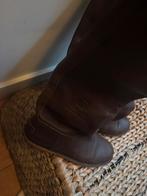 Shabbies bruine lederen/leren extra hoge laarzen, Ophalen of Verzenden, Gedragen, Bruin, Hoge laarzen