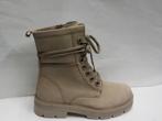 Beige veterlaarsjes Marco Tozzi maat 37, Beige, Info@wortmann.com, Lage of Enkellaarzen, Nieuw