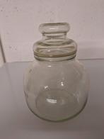 glazen voorraadpot / snoeppot met deksel, Ophalen of Verzenden, Zo goed als nieuw