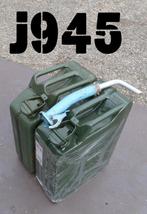 2 stuks metalen jerrycan brandstof tank 20 liter, Ophalen, Gebruikt, Onbekend, Onbekend