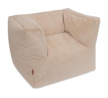 Kinderzitzak Fauteuil Corduroy Naturel Jollein beschikbaar voor biedingen