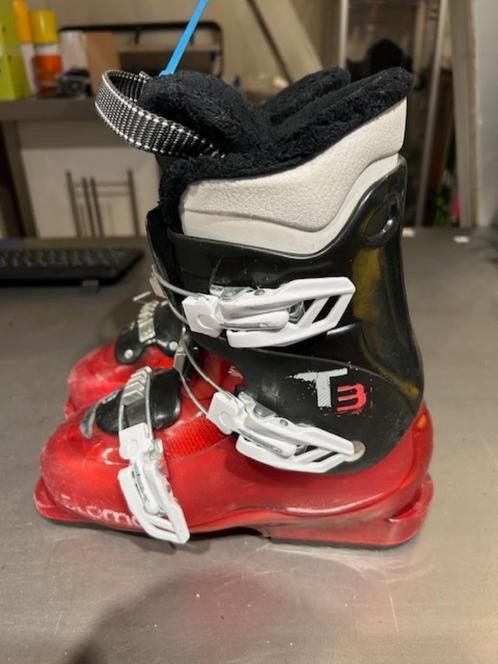 Salomon Team T3 Kinder skischoenen maat 23 (35) Gebruikt, Sport en Fitness, Skiën en Langlaufen, Gebruikt, Schoenen, Skiën, Salomon