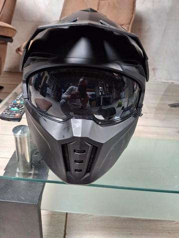 New Helm met maskerbeschermer en regenbescherer best prijs beschikbaar voor biedingen