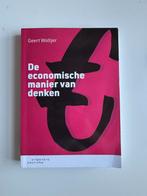 Geert Woltjer - De economische manier van denken, Ophalen of Verzenden, Zo goed als nieuw, Geert Woltjer, Economie en Marketing