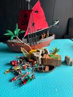 Playmobil piratenschip met heelveel aanvullende accesoires, Ophalen of Verzenden, Gebruikt, Complete set
