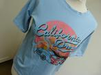 Licht blauw T-shirt top California Dreams maat M 38 40, Kleding | Dames, T-shirts, Maat 38/40 (M), Ophalen of Verzenden, Zo goed als nieuw