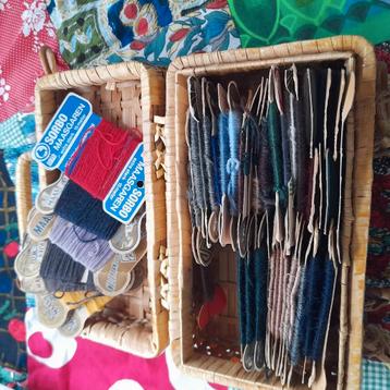 Mandje met stop garen Scheepjeswol beschikbaar voor biedingen