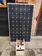 Off-grid zonnepaneel set 255watt +omvormer 12/230volt, Caravans en Kamperen, Ophalen, Zo goed als nieuw