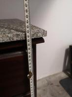 Te koop oude ladenkast met granieten plaatjes, Huis en Inrichting, Kasten | Ladekasten, Ophalen, Zo goed als nieuw, 25 tot 50 cm