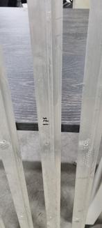 9 STUKS ALUMINIUM PROFIELEN 46 MM BREED LENGTE 175/100 CM, Ophalen, Nieuw, X, X