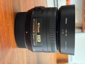 Nikon 35 mm 1:1.8 G AF-S NIKKOR DX lens beschikbaar voor biedingen