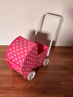 Roze poppenwagen met stippen, Ophalen of Verzenden, Gebruikt, Meisje