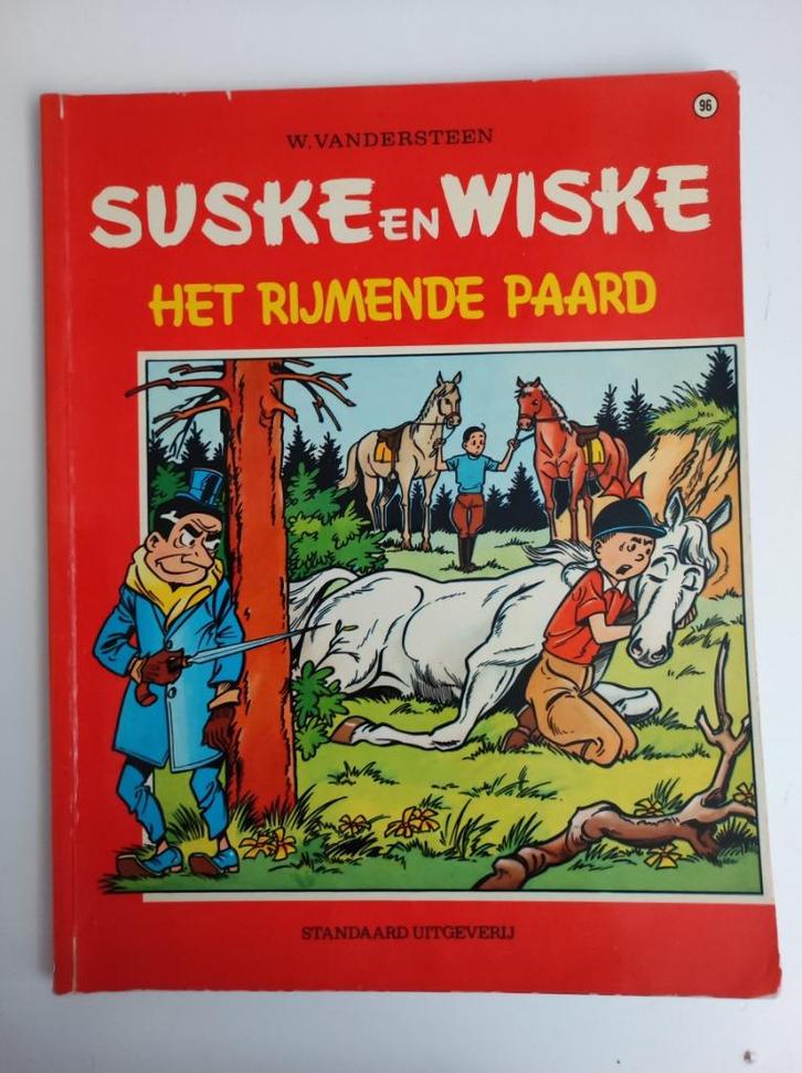 Suske en Wiske nr 96 Het Rijmende Paard eerste druk 1969., Boeken, Stripboeken, Gelezen, Eén stripboek, Ophalen of Verzenden