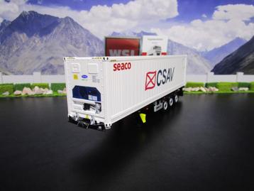 Wsi 03-1010 & 04-2197 Chassis & 40FT Container CSAV  beschikbaar voor biedingen