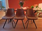 Eetkamer stoelen, Ophalen, Zo goed als nieuw, Metaal, Drie