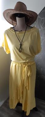 Gele T-shirt & Omslagrok Set - One Size, Made in Italy, Ophalen, Nieuw, Geel