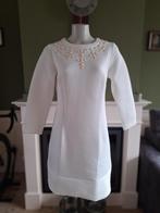 K-Design K Design witte warme winter jurk L crème steentjes, Kleding | Dames, Jurken, K-design, Verzenden, Wit, Maat 42/44 (L)
