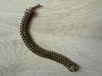 Vintage Metalen Armband, Ophalen of Verzenden, Gebruikt, Goud, Staal