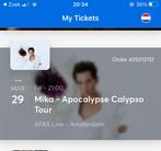 Mika apocalypse Afas ticket concert amsterdam