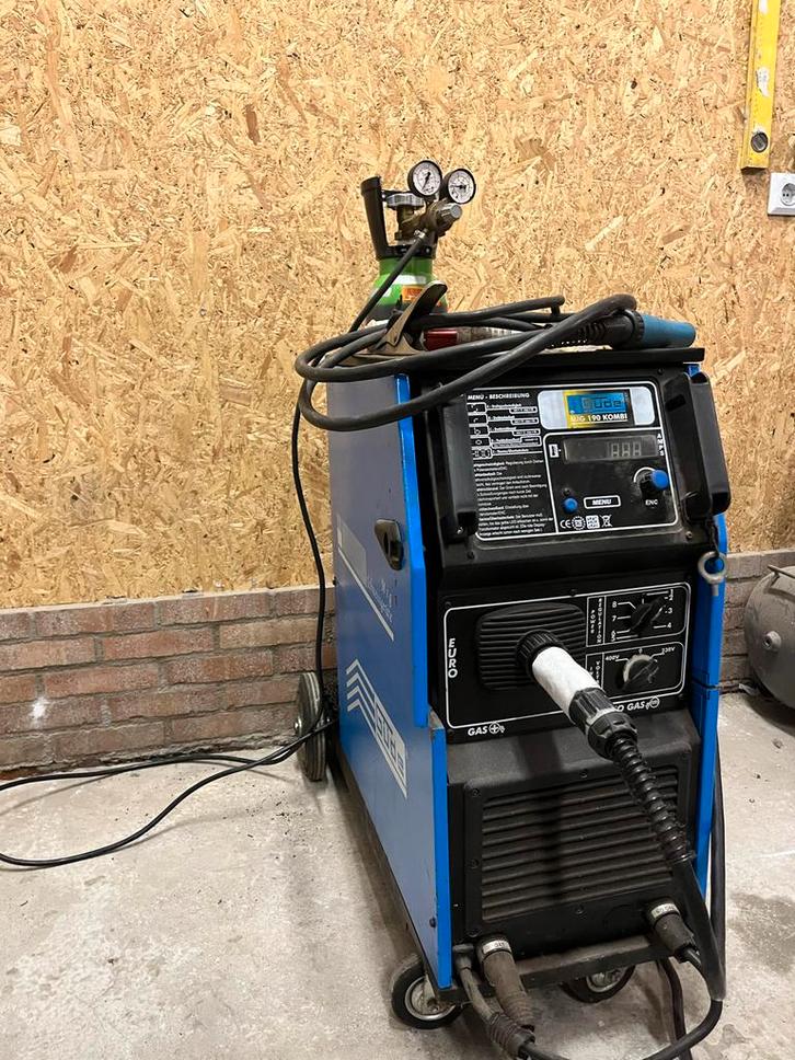 Gude Mig 190 Kombi Lasapparaat, Doe-het-zelf en Verbouw, Gereedschap | Lasapparaten, Gebruikt, Co2, 150 tot 250 ampère, Ophalen