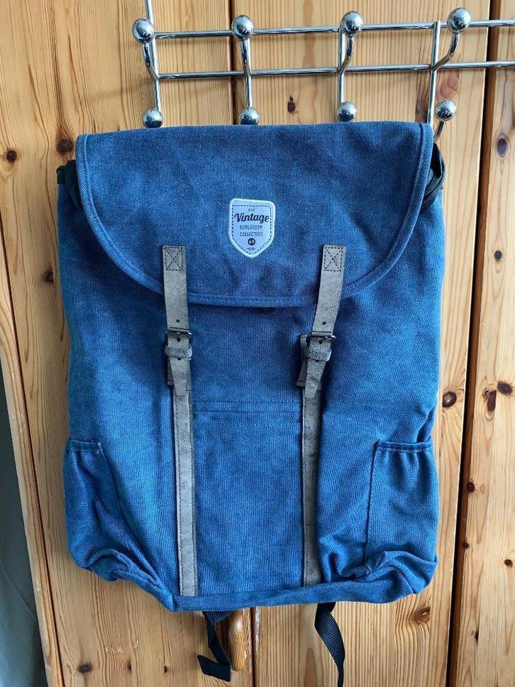 Norländer vintage canvas rugzak(nr.3 D4), Sieraden, Tassen en Uiterlijk, Tassen | Rugtassen, Nieuw, Overige merken, 25 tot 40 cm