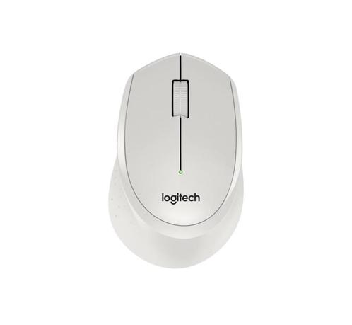 Logitech M330 Silent Plus - Draadloze Muis - Wit, Computers en Software, Muizen, Nieuw, Muis, Rechtshandig, Draadloos, Ergonomisch