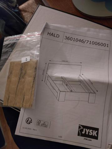 Jysk bed met opberglades en lattenbodem - afbeelding 9