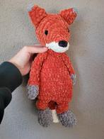 Gehaakte zachte vos knuffel knotted lovey, Ophalen of Verzenden, Nieuw, Haken, Overige typen