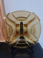 Amberkleurige Art Deco schaal ‘Sigrid’ – Walther & Söhne, Ophalen of Verzenden