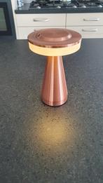 Draadloze metalen oplaadbare LED tafellamp (koper), Ophalen, Draadloos, Nieuw, Metaal
